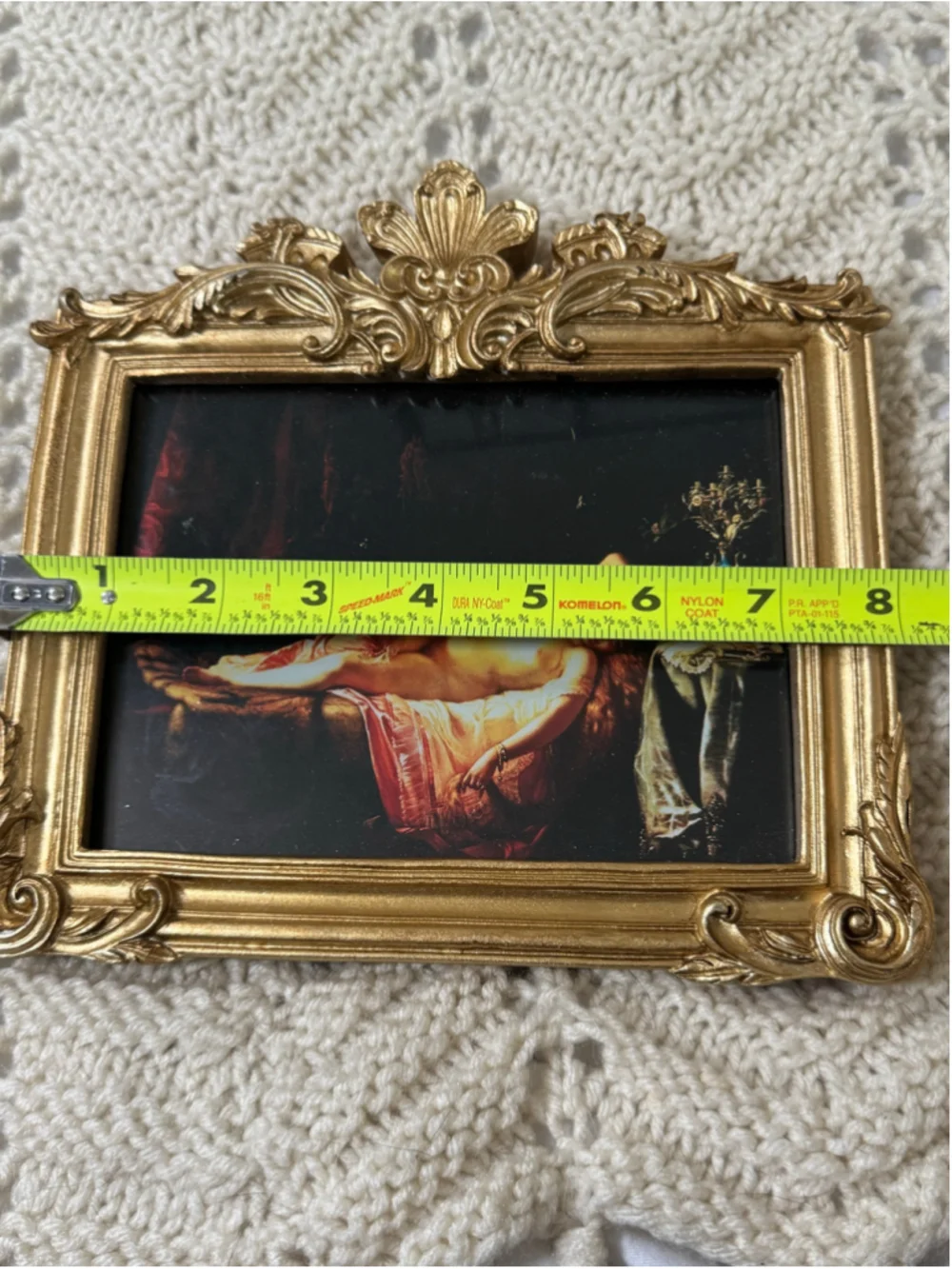 Vivian Collection Sheffield Home Ornate Gold Tabletop Picture Frame 5x7 Decor